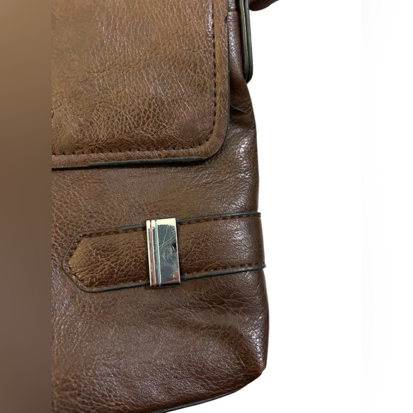 Bag LEVIS A CAMP brown sac à bandoulière cuir - Picture 3 of 7